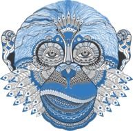 pattern monkey new year s eve