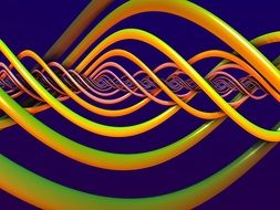 helix line art design technology