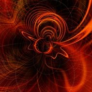 wave lines abstract pattern background