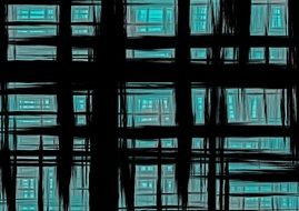 abstract color background with black lines
