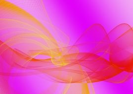 pink-yellow abstract pattern