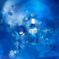 background with light blue circles