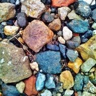 stones colorful structure pebbles