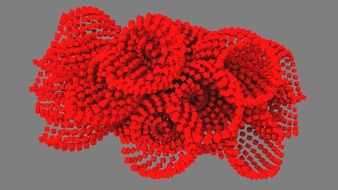 array cubes shape pattern red