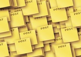 yellow sheets for notes