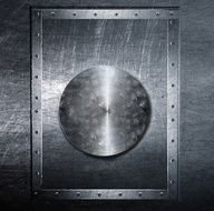 metal plate circle background