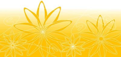 background pattern yellow flowers