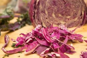 purple cabbage vegetable food