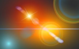 background lens flare light