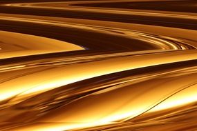 abstract molten gold