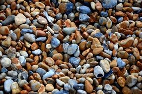 beach stones pebbles pattern