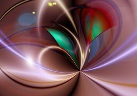 colorful image of rotation spirals