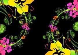 flowers background leaf leaves