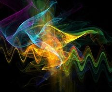 wave lines pattern swing
