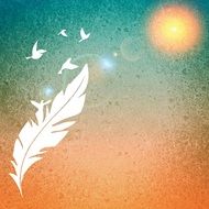 background sun spring