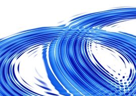 abstract pattern of blue wave lines