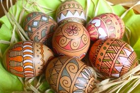 easter eggs texture