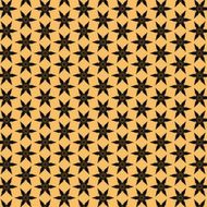 gold black star design pattern
