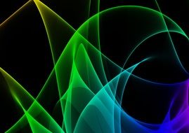 wave spectrum abstract pattern
