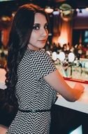 photo of the girl in a night bar