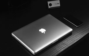 macbook apple blancoynegro black