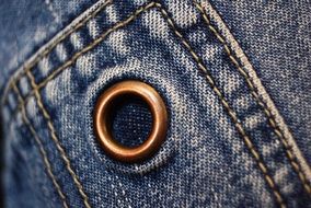 denim copper jeans blue textile