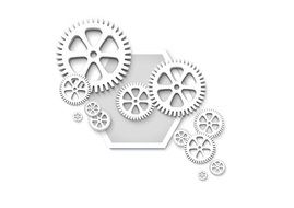 painted white gear