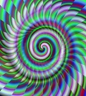 eddy color spiral background