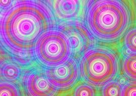 circle colorful pattern background