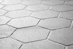 grey concrete tile on a pavement