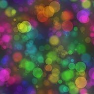 colorful bubbles on a grey background