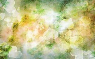 colorful heart background