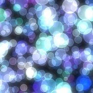 defocused colorful bubbles