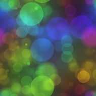 wallpaper with bokeh bubbles