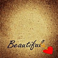 beauty background heart
