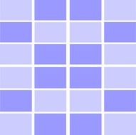 blue shades hues blocks grid
