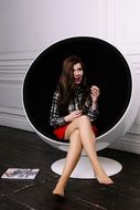 girl armchair magazine