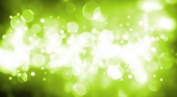 green lights shiny background