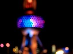 bokeh lighting background shanghai