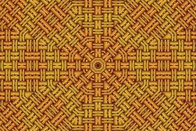 background with yellow symmetrical pattern