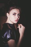 girl view woman dress hands