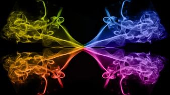 wallpaper smoke colors