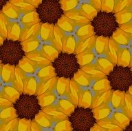 sunflower background paper abstract