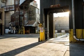 old rice depot drier sunlight