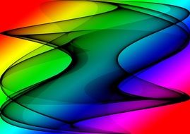 spectrum abstract pattern colorful