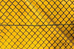 the fence grid yellow