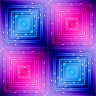 background with blue pink squares