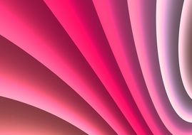 voluminous pink wave