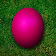 osterrn egg purple easter