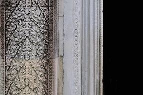 doorway stone detail macro pattern
